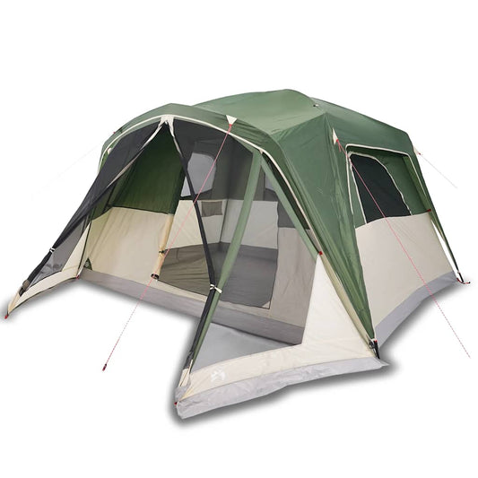 Family Tent with Porch 6-Person Green Waterproof Family Tent with Porch 6-Person Green Waterproof