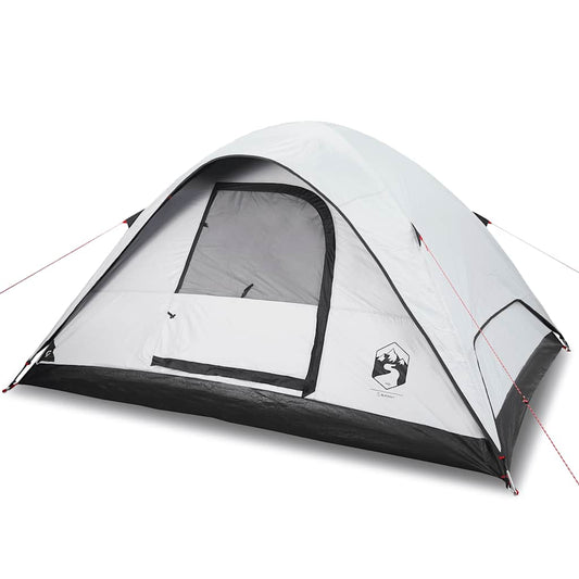 Family Tent Dome 6-Person White Blackout Fabric Waterproof Family Tent Dome 6-Person White Blackout Fabric Waterproof
