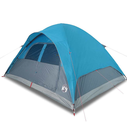 Family Tent Dome 6-Person Blue Waterproof Family Tent Dome 6-Person Blue Waterproof