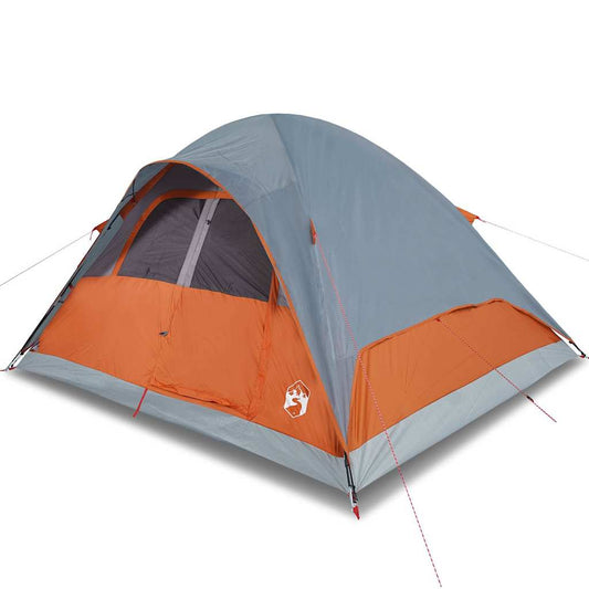 Family Tent Dome 6-Person Orange Waterproof Family Tent Dome 6-Person Orange Waterproof