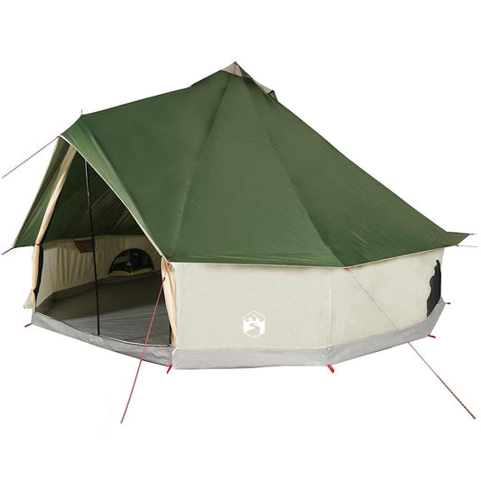Family Tent Tipi 10-Person Green Waterproof Family Tent Tipi 10-Person Green Waterproof