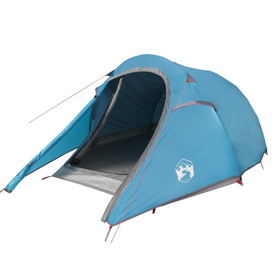 Camping Tent Tunnel 3-Person Blue Waterproof Camping Tent Tunnel 3-Person Blue Waterproof
