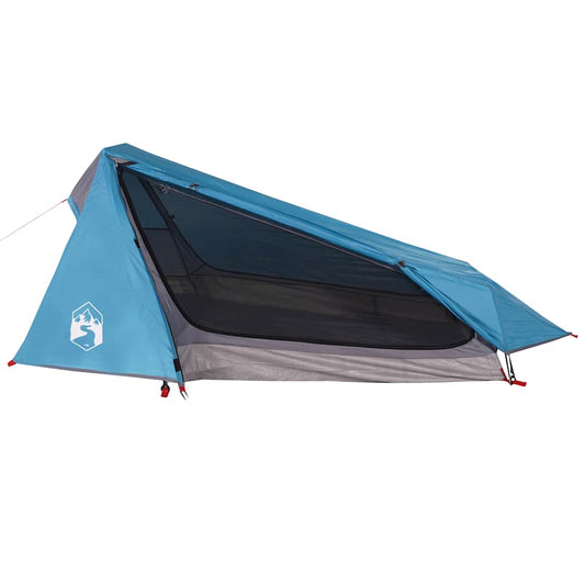 Camping Tent Tunnel 1-Person Blue Waterproof Camping Tent Tunnel 1-Person Blue Waterproof