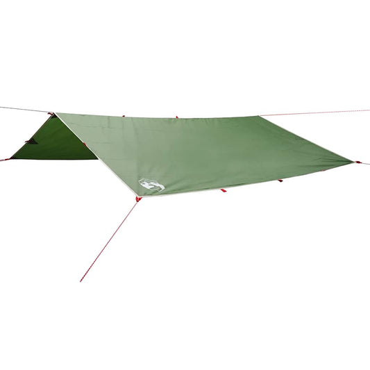Camping Tarp Green 500x294 cm Waterproof Camping Tarp Green 500x294 cm Waterproof
