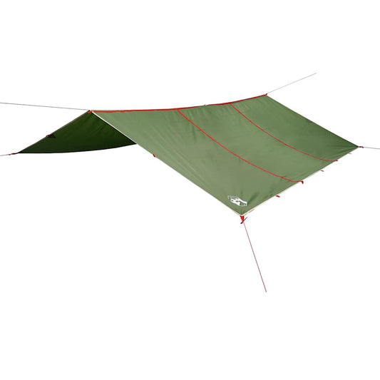 Camping Tarp Green 420x440 cm Waterproof Camping Tarp Green 420x440 cm Waterproof
