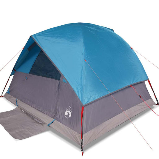 Family Tent Dome 6-Person Blue Waterproof Family Tent Dome 6-Person Blue Waterproof