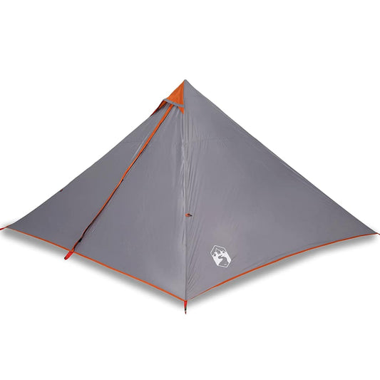 Family Tent Tipi 7-Person Grey and Orange Waterproof Family Tent Tipi 7-Person Grey and Orange Waterproof