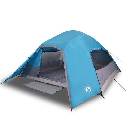 Camping Tent Dome 4-Person Blue Waterproof Camping Tent Dome 4-Person Blue Waterproof