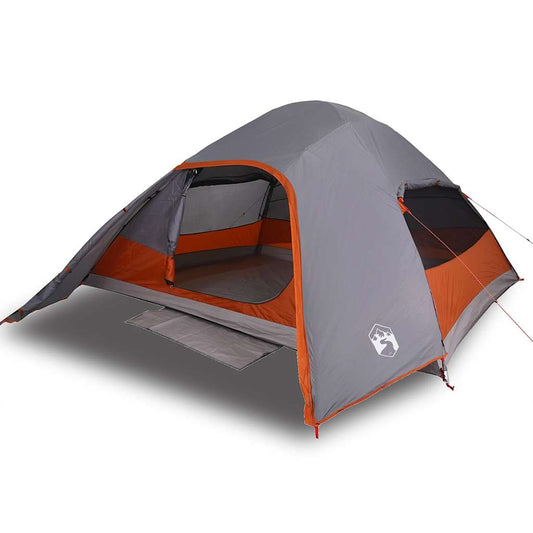 Camping Tent Dome 4-Person Grey Waterproof Camping Tent Dome 4-Person Grey Waterproof