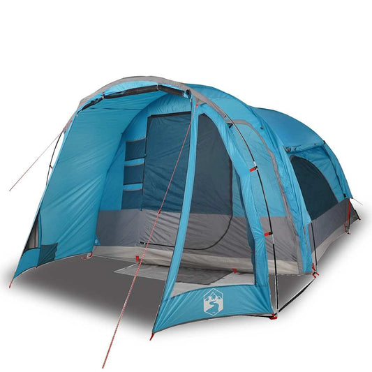 Family Tent 6-Person Blue Waterproof Family Tent 6-Person Blue Waterproof