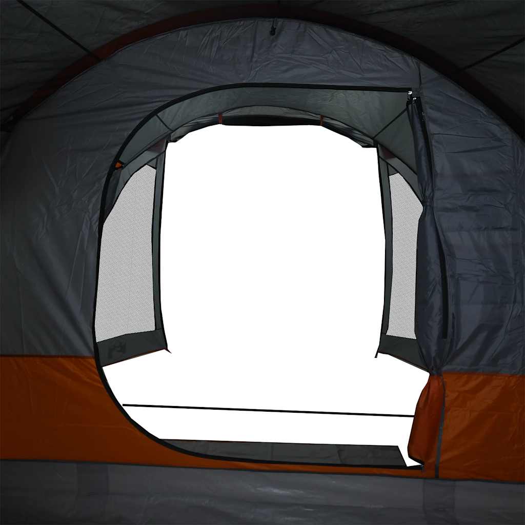 Family Tent 6-Person Grey Waterproof