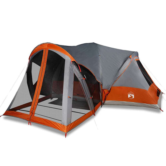 Family Tent Tipi 8-Person Grey and Orange Waterproof Family Tent Tipi 8-Person Grey and Orange Waterproof