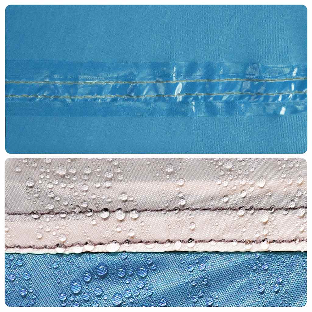 Camping Windbreak Blue 366x152x152 cm Waterproof