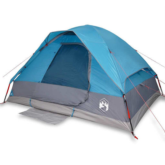 Camping Tent Dome 4-Person Blue Waterproof Camping Tent Dome 4-Person Blue Waterproof