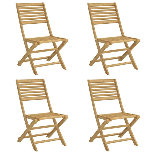 Folding Garden Chairs 4 pcs 48.5x61.5x87 cm Solid Wood Acacia Folding Garden Chairs 4 pcs 48.5x61.5x87 cm Solid Wood Acacia