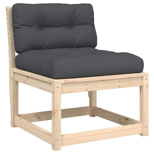 Garden Sofa with Cushions Solid Wood Pine Garden Sofa with Cushions Solid Wood Pine