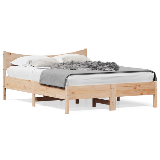 Bed Frame without Mattress 140x200 cm Solid Wood Pine Bed Frame without Mattress 140x200 cm Solid Wood Pine