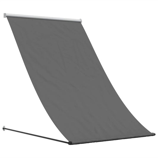 Retractable Awning Anthracite 100x150 cm Fabric and Steel Retractable Awning Anthracite 100x150 cm Fabric and Steel