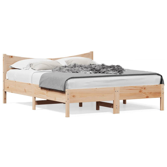 Bed Frame without Mattress 160x200 cm Solid Wood Pine Bed Frame without Mattress 160x200 cm Solid Wood Pine