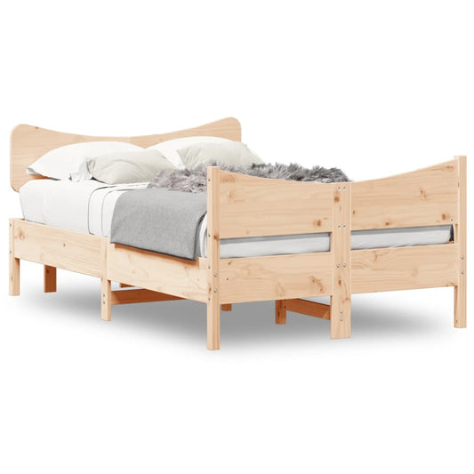 Bed Frame without Mattress 120x190 cm Small Double Solid Wood Pine Bed Frame without Mattress 120x190 cm Small Double Solid Wood Pine