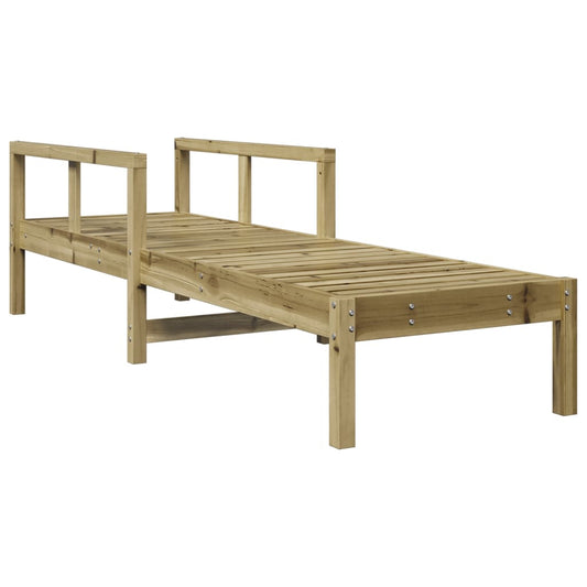 Sun Lounger 199.5x62x55 cm Impregnated Wood Pine Sun Lounger 199.5x62x55 cm Impregnated Wood Pine
