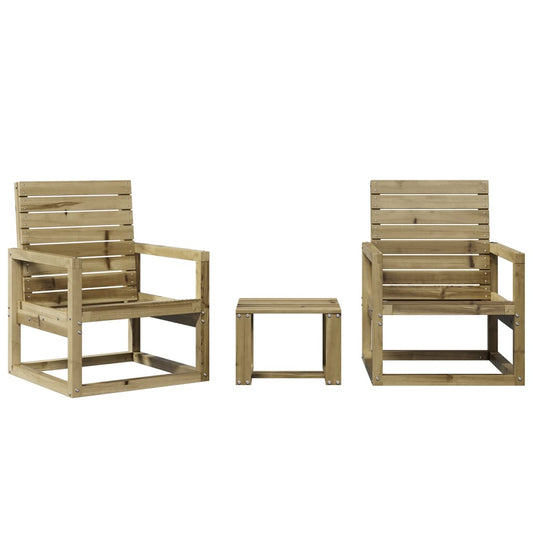 Garden Lounge Set | Natural wood | Vacuum pressure treated pine wood Garden Lounge Set | Natural wood | Vacuum pressure treated pine wood