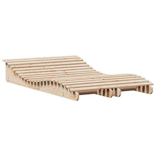 Sun Loungers 2 pcs 205x60x31.5 cm Solid Wood Pine Sun Loungers 2 pcs 205x60x31.5 cm Solid Wood Pine