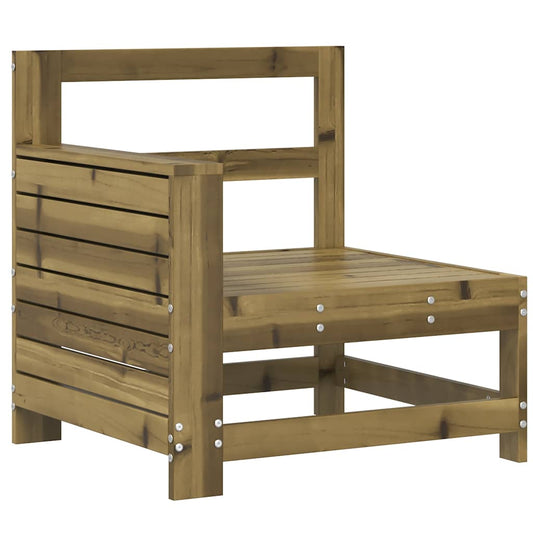 Garden Armrest Sofa 69x62x70,5 cm Impregnated Wood Pine Garden Armrest Sofa 69x62x70,5 cm Impregnated Wood Pine