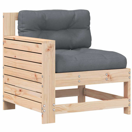 Garden Armrest Sofa with Cushion Solid Wood Pine Garden Armrest Sofa with Cushion Solid Wood Pine