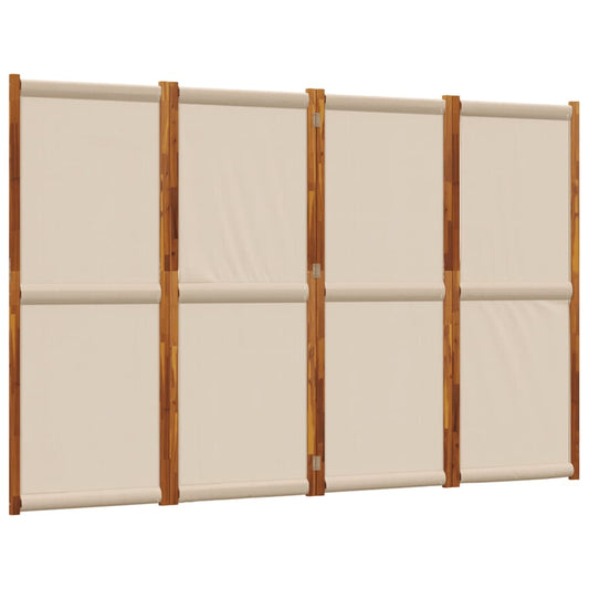 4-Panel Room Divider Taupe 280x180 cm 4-Panel Room Divider Taupe 280x180 cm