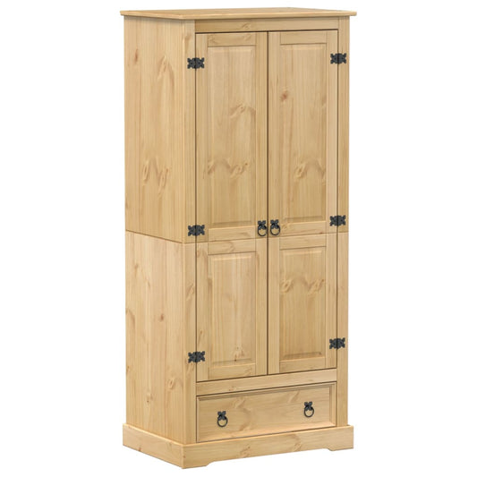Wardrobe Corona 76x50x170 cm Solid Wood Pine Wardrobe Corona 76x50x170 cm Solid Wood Pine