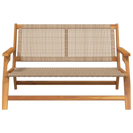 Garden Furniture Beige 122 x 78 x 73 cm Solid Acacia Wood Garden Furniture Beige 122 x 78 x 73 cm Solid Acacia Wood