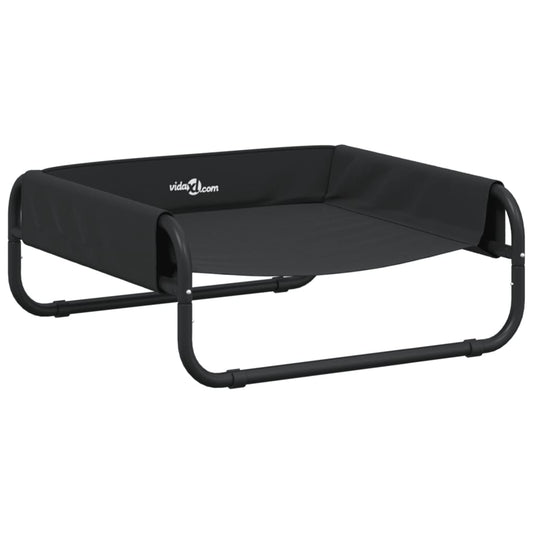 Elevated Dog Bed Anthracite Oxford Fabric and Steel Elevated Dog Bed Anthracite Oxford Fabric and Steel