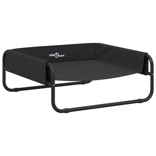 Elevated Dog Bed Anthracite Oxford Fabric and Steel Elevated Dog Bed Anthracite Oxford Fabric and Steel