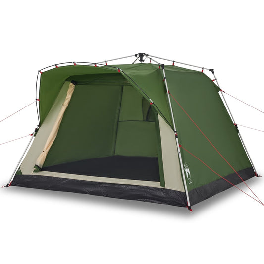 Camping Tent Cabin 4-Person Green Quick Release Camping Tent Cabin 4-Person Green Quick Release