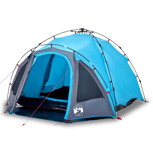 Camping Tent Dome 3-Person Blue Quick Release Camping Tent Dome 3-Person Blue Quick Release