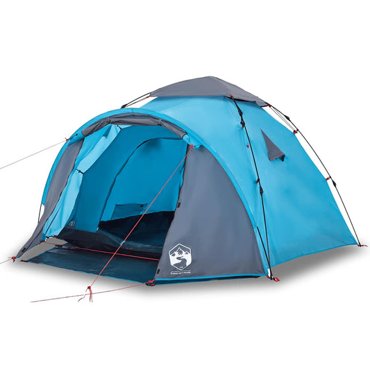Camping Tent Dome 3-Person Blue Quick Release Camping Tent Dome 3-Person Blue Quick Release