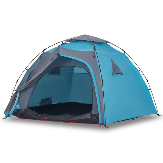 Camping Tent Dome 4-Person Blue Quick Release Camping Tent Dome 4-Person Blue Quick Release