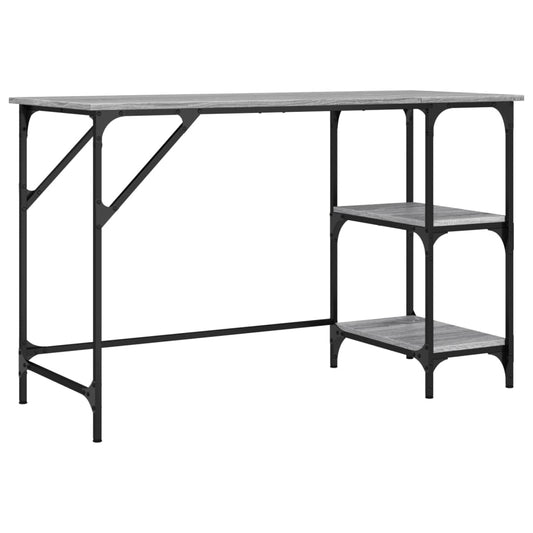 Desk Grey Sonoma 120x50x75 cm Metal and Engineered Wood Desk Grey Sonoma 120x50x75 cm Metal and Engineered Wood