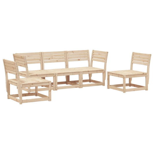 5 Piece Garden Sofa Set Solid Wood Pine 5 Piece Garden Sofa Set Solid Wood Pine