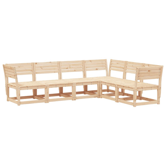 Garden Sofa Set | Natural Pine | Solid Pine Wood | Large | Modular Garden Sofa Set | Natural Pine | Solid Pine Wood | Large | Modular