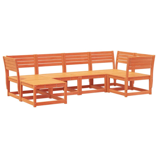 Garden Sofa Set | Wax brown | Solid pine wood | Large | Modular Garden Sofa Set | Wax brown | Solid pine wood | Large | Modular