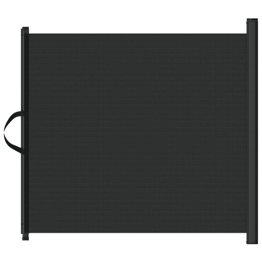Retractable Pet Gate Black 117,5x125 cm Retractable Pet Gate Black 117,5x125 cm