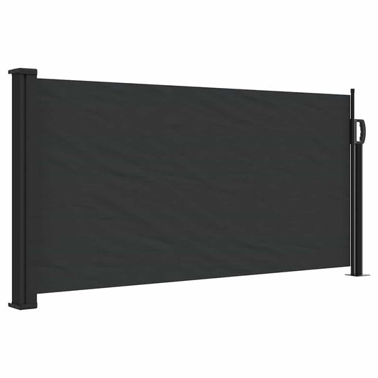 Retractable Side Awning Black 100x300 cm Retractable Side Awning Black 100x300 cm