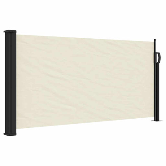 Retractable Side Awning Cream 100x300 cm Retractable Side Awning Cream 100x300 cm