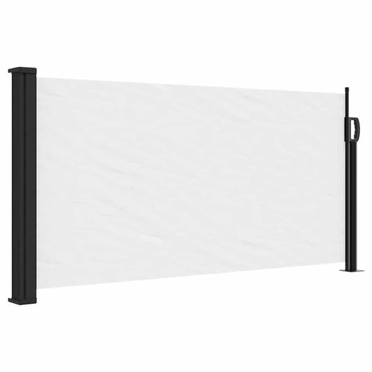 Retractable Side Awning White 100x300 cm Retractable Side Awning White 100x300 cm