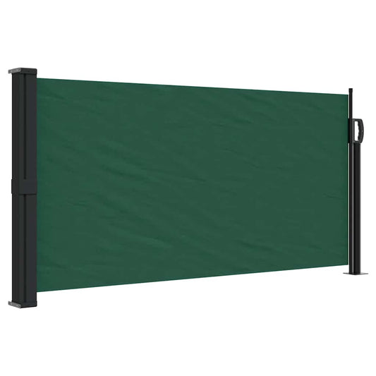 Retractable Side Awning Dark Green 100x300 cm Retractable Side Awning Dark Green 100x300 cm