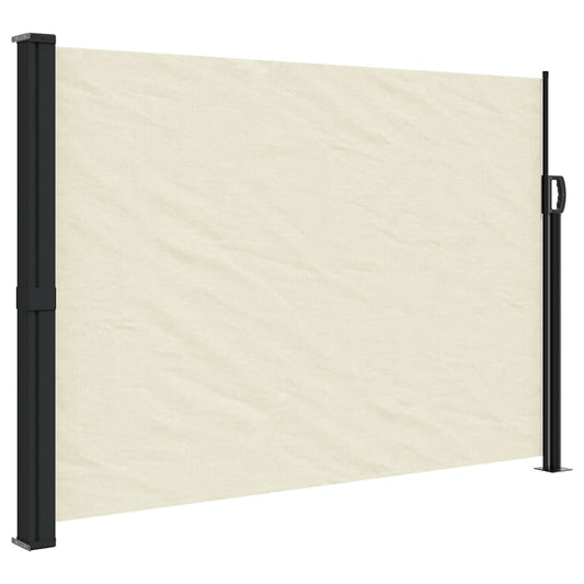 Retractable Side Awning Cream 140x300 cm Retractable Side Awning Cream 140x300 cm