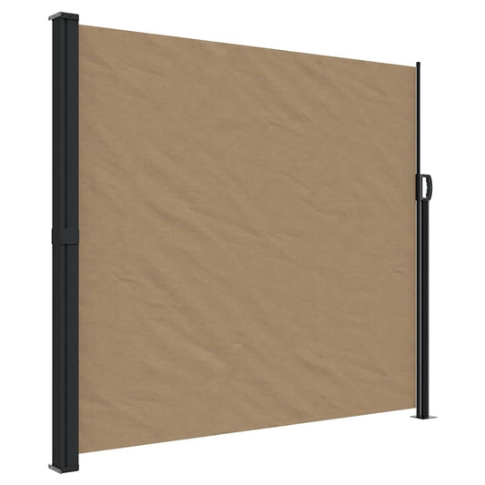 Retractable Side Awning Taupe 180x300 cm Retractable Side Awning Taupe 180x300 cm