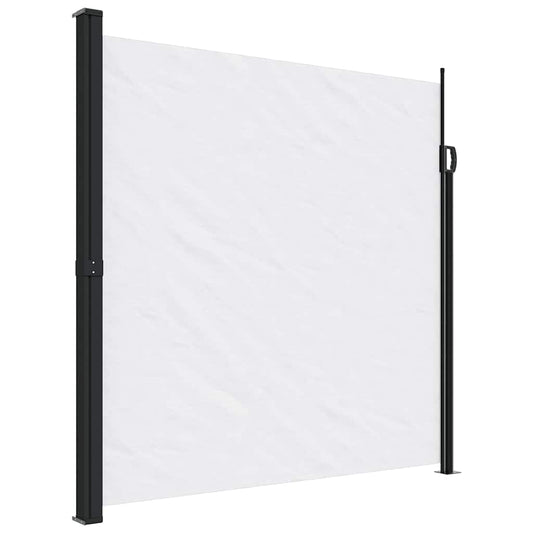 Retractable Side Awning White 200x300 cm Retractable Side Awning White 200x300 cm